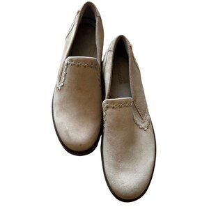 Earth Elements Women's Abelia Tan Suede Loafers 9.5